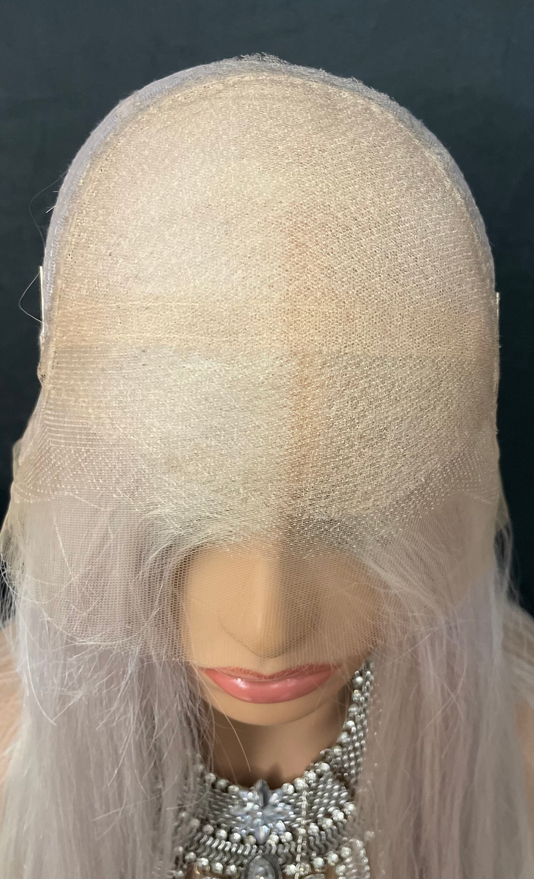 SILVANA - ICY WHITE BLONDE PREMIUM EUROPEAN LUXURY HAIR WIG - HD Lace Front - Invisible Knots - Natural Hairline