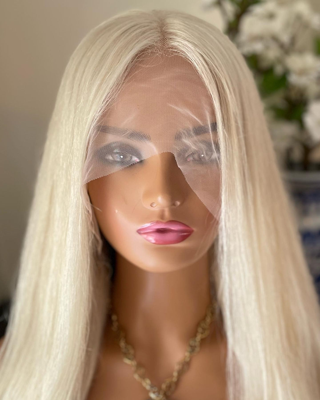 Magic Hairline Glue-Less Wigs Collection - Platinum Blonde Wig - HD Lace Front