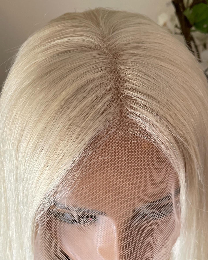 Magic Hairline Glue-Less Wigs Collection - Platinum Blonde Wig - HD Lace Front